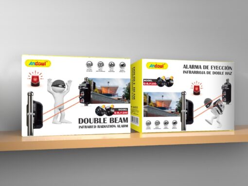 Infrared beam detectorDouble beam