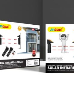 Solar Infrared beam detector Double beam