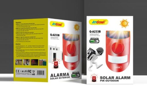 Solar PIR alarm