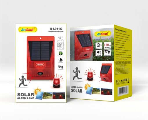 Solar PIR alarm