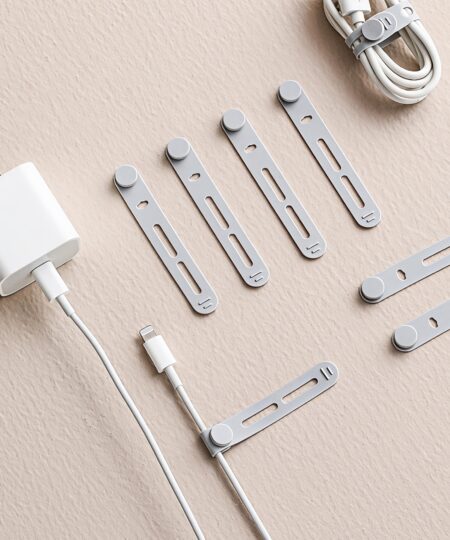 Multipurpose Reusable Rubber Silicone Cable Management Organizer Cord Bundlers for Wire Ties