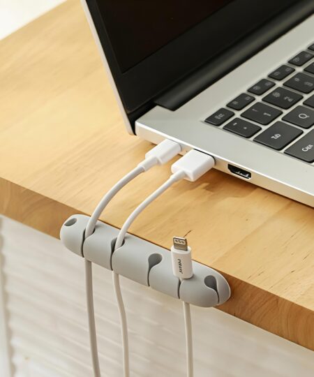 Cord Holder  Silicone Desk Cable Clips Multifunctional Self-Adhesive Cable Organizer