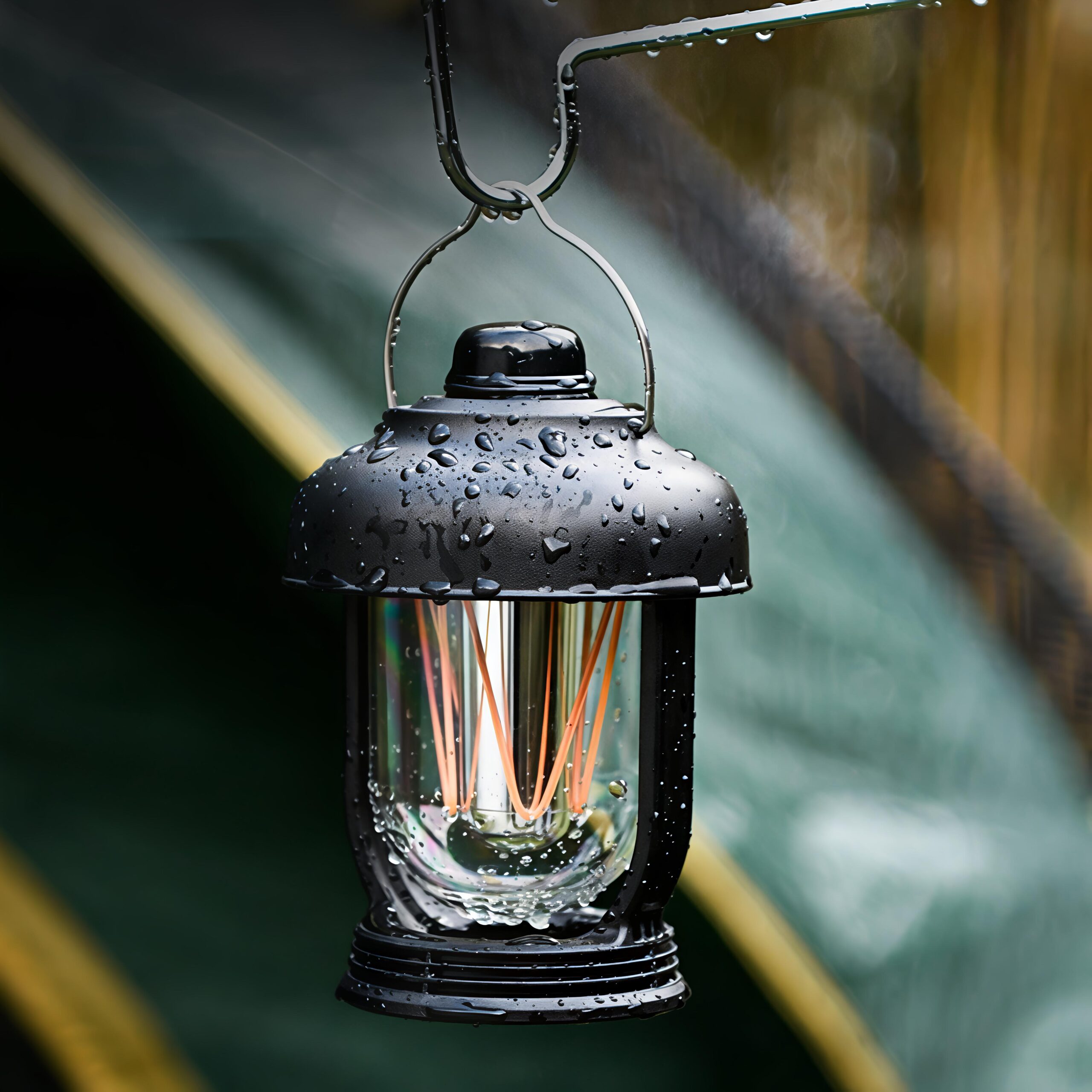 IP6X Mini Retro Portable Waterproof Lantern Rechargeable LED Camping Lantern for Camping