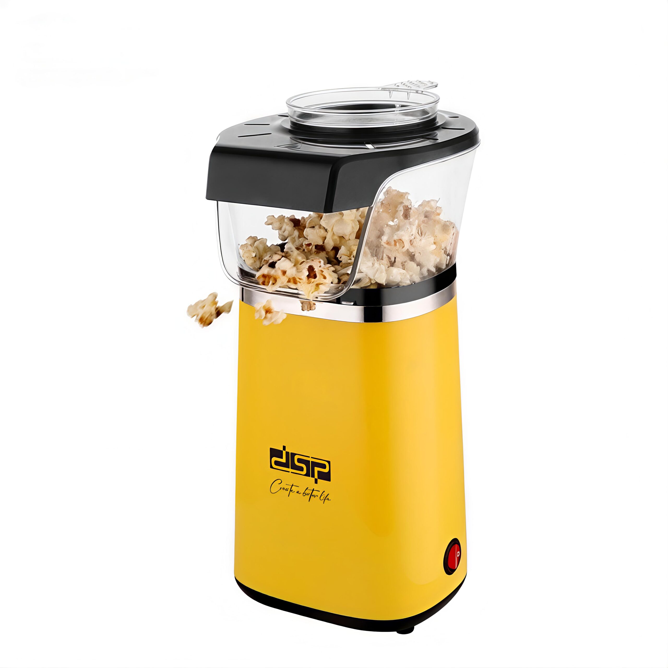 Oil-Free Tasty Hot Air Popcorn Popper Fast and Easy-to-Use Popcorn Maker Machine