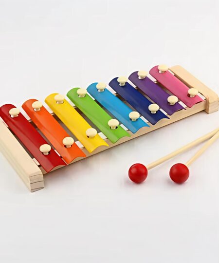 Educational Musical Instruments Toy Xylophone Musical Wood Toy for Preschool Learning Baby Percussion Kit