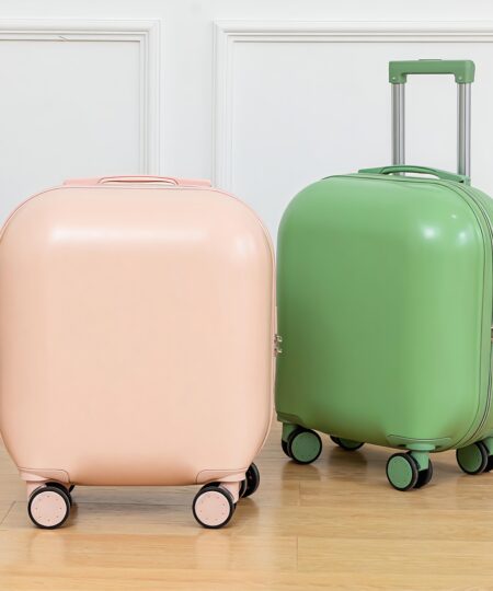 Lightweight Sweet Color 18 Inch Travel Carry on Luggage Mini Candy Color Mini Baby Case for Kids Travel Luggage