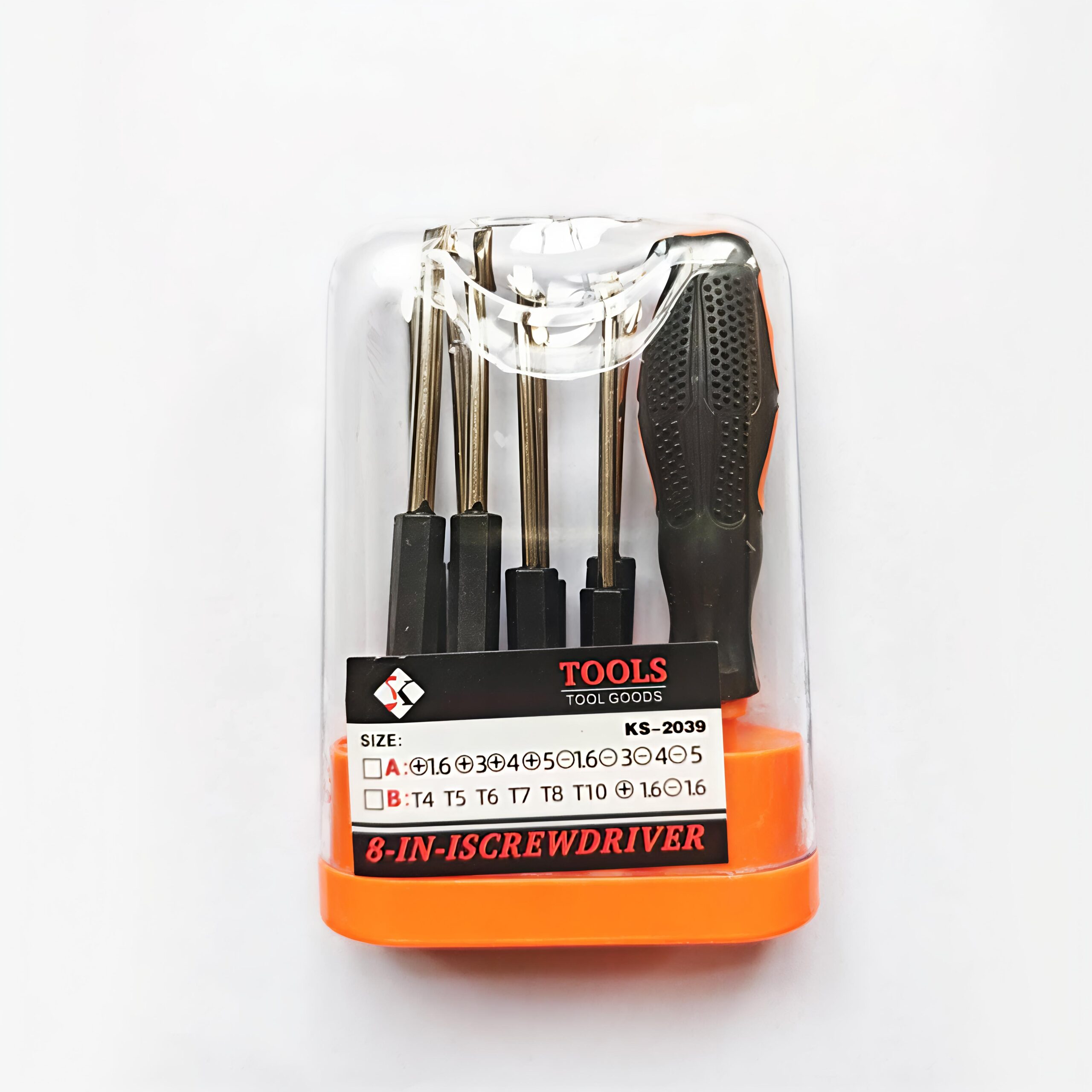 Small Multifunctional 8 in 1 Screwdriver Portable Mini Manual Combination Tool Multi-bit Screwdriver Set