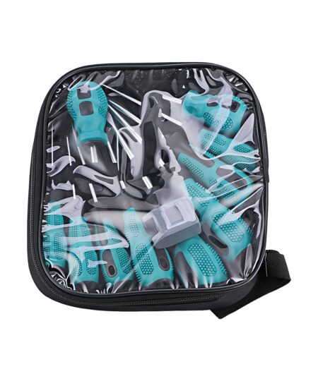 Professional Non-Slip Hand Tool Kit Easy Carrying Magnetic Screwdriver Set for Home Repair Maintenance