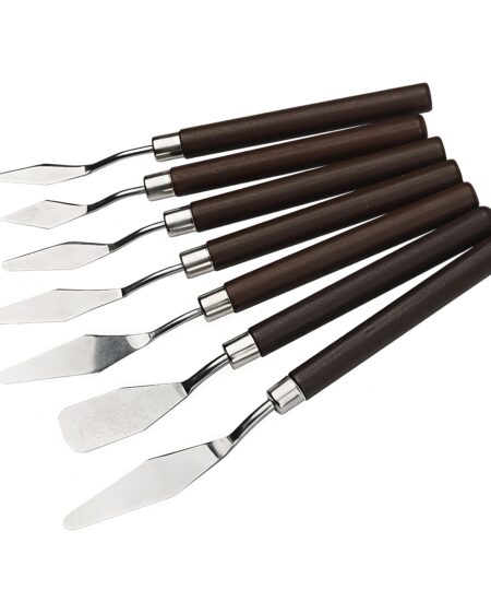 Stainless Steel Oil Painting Knives 7PCS Watercolor Mixed Art Oil Painting Scraper Set for Art Tools