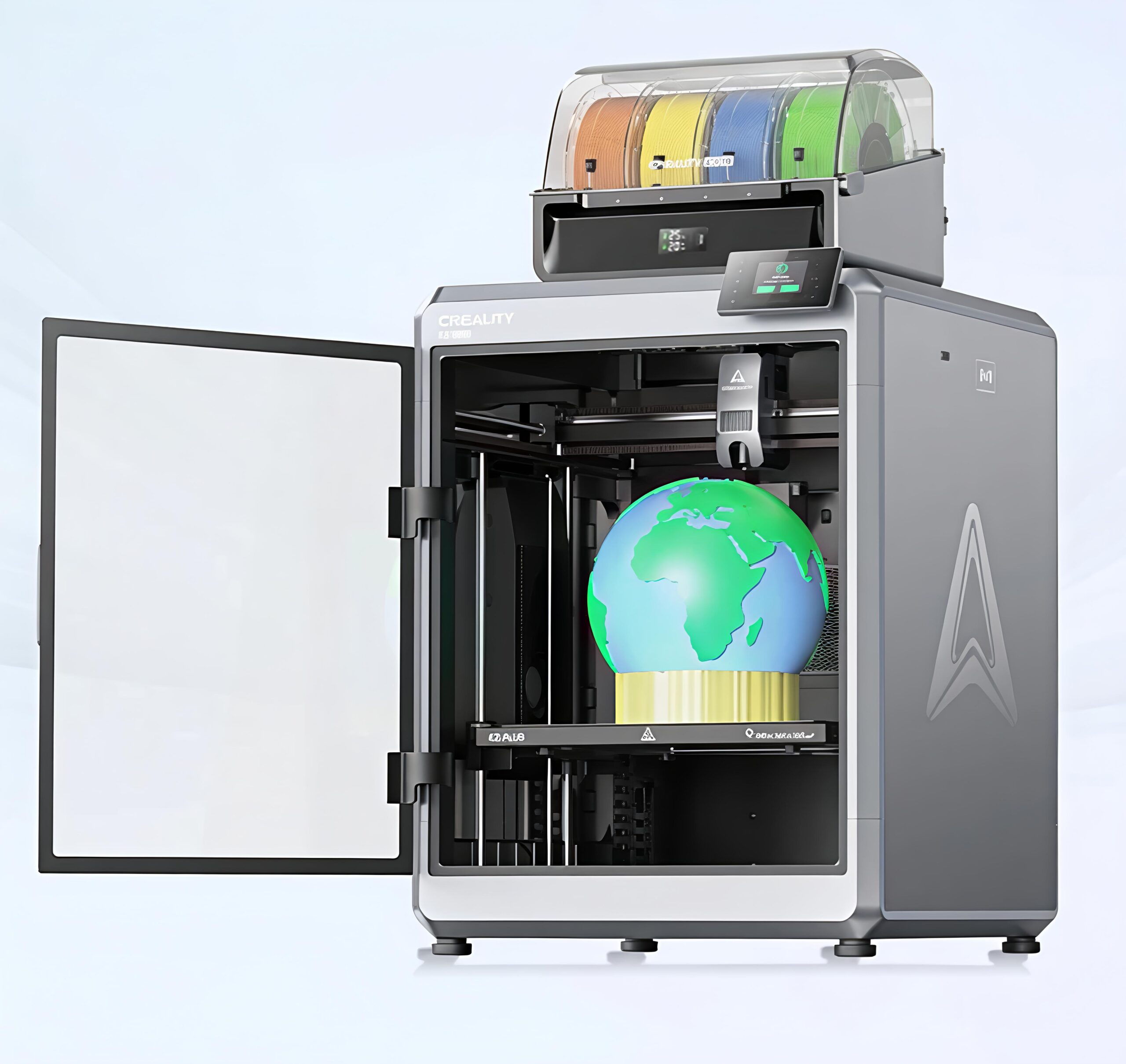 Full-auto Leveling Multi-Color 3D Printer Large Build Volume K2 Plus Combo 3D Printer for Multi Color Printing