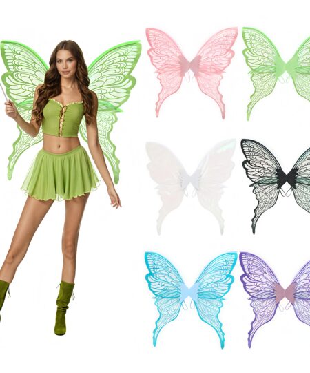 Sparkling Princess Fairy Wings Angel Wings Halloween Costume Butterfly Wings for Girls  Adult Women