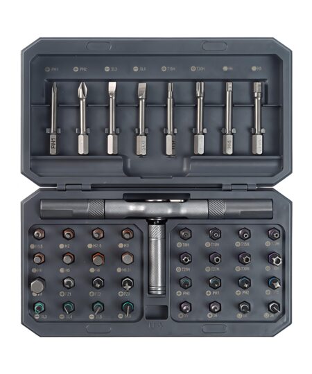 Ratcheting Screwdriver Set 42 in 1 Magnetic Screwdriver with Storage Case for Kit for Computer Eyeglass Bicycles