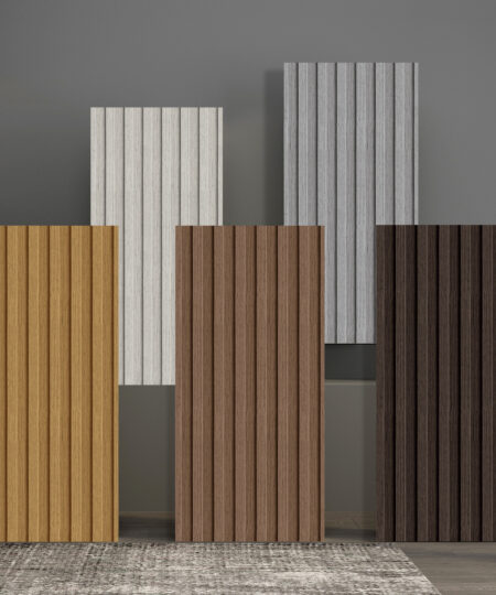 3D Self-adhesive Wood Slat Wall Panels Slat Design 3D Wall Panels for Interior for Hotel Home Wall Decor