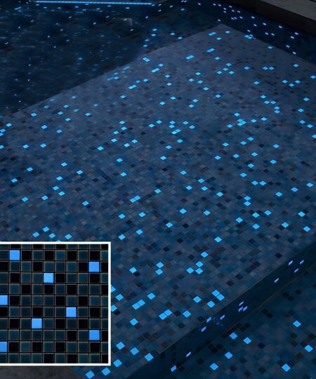 Garden Swimming Pool Luminous Decoration  Porcelain Tiles Luxury Chinese Marble Mosaic Floor Tiles