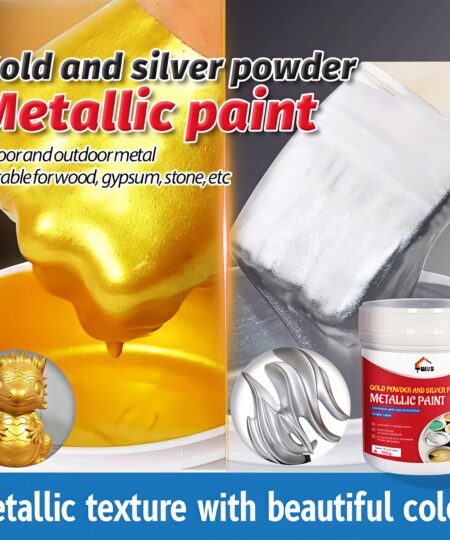 Multi-Substrate Metallic Paint Decorative Protective Coating Metallic Effect Water-Based Paint For Refurbishment