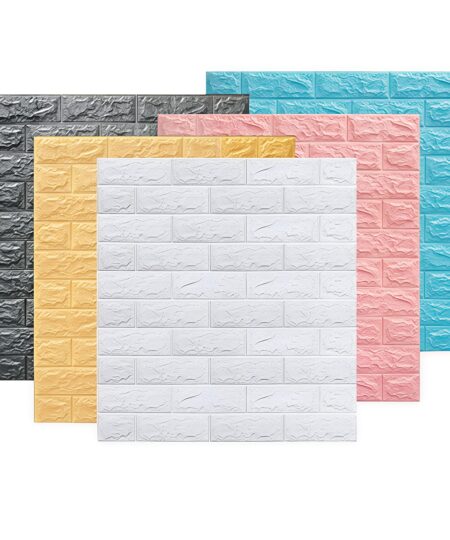 Peel & Stick Decorative Wallpaper Wall Stickers 3D Self Adhesive Foam Wall Panel Sheets for Wall Decoration